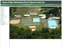 Tablet Screenshot of greenvalleyswimmingpool.com